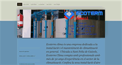 Desktop Screenshot of ecotermclima.com